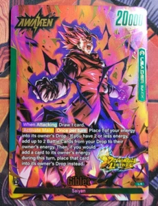 Tarjeta promocional Giblet FS10-01 Leader Bonus Pack arte dorado Dragon Ball Legends - Imagen 1 de 4