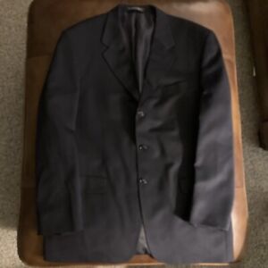 JONES NEW YORK Mens Blazer Jacket Sz 43L Wool 3 Button Sport Coat