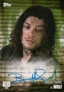 The Walking Dead Season 6, Benedict Samuel ‘Wolf’ Autograph Card #06/25