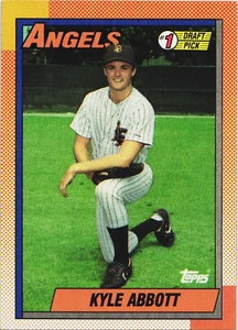 1990 - Topps --- Kyle Abbott -- Card # 444 --- Los Angeles Angels - Picture 1 of 2