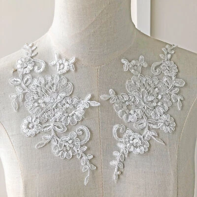 Exquise Bordure En Appliqué Cordé Pour Artisanat DIY, Costumes - Photo 1/3