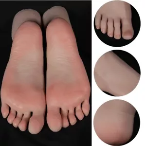 Platinum Silicone Female Vein Feet Mannequin Big Feet High Arch Foot Size 37 - Picture 1 of 31