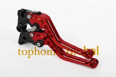 Palancas de freno de embrague CNC rojas cortas para HONDA CBR1000RR FIREBLADE 2004-2007  Foto 1 de 4