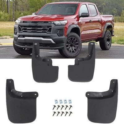 New 4x Splash Guards Mud Flaps Mudguard for Chevrolet Colorado Canyon 2015-2022 - Изображение 1 из 4