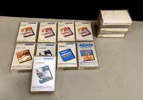 9 Vintage Coleco Adam Compuuter Software Program Cassette Basic Buck Rogers Game
