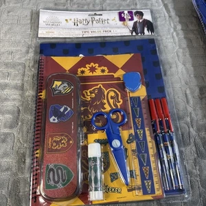 11 Piece Harry Potter School Set Glue, Scissors, Pens, Notebook - Picture 1 of 2