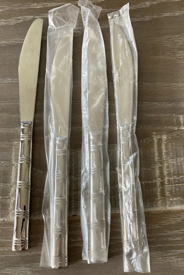 Cuchillo de mantequilla Oxford Hall cubiertos acero inoxidable nuevo Japón lote de 4 Foto 1 de 4