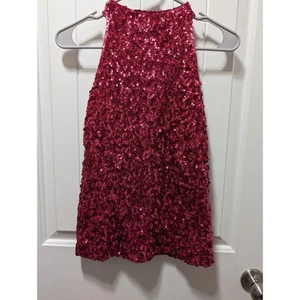 Pink Sequin Top. Barbie Top. Taylor Swift Concert Shirt. Size Med - Picture 1 of 9