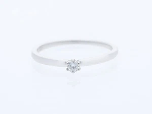 Anillo Top Preis 0,12 ct. Diamante Brillante 950 Platino Nuevo Deta Joyería - Imagen 1 de 7