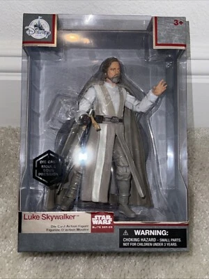 Figura de acción Disney Star Wars Elite Series Last Jedi Luke Skywalker Die Cast Foto 1 de 3