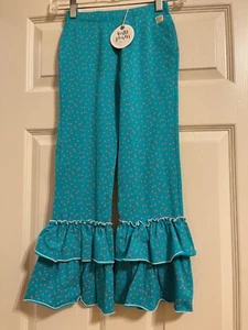 NWT WildFlowers La La Land Tiered Polka Dot Big Ruffles Girls Size 8 - Picture 1 of 4