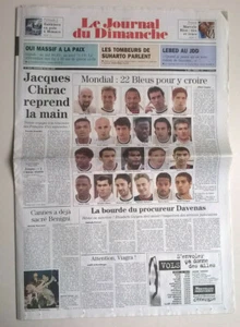 LE JOURNAL DU DIMANCHE N°2682 du 24/05/1998 - Foot : Mondial 98 : les 22 Bleus - Foto 1 di 12