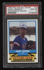 1988 CMC AAA All-Stars MINORS Indians #13 Randy Johnson XRC! PSA 10! b4 1989 RC