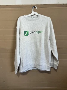 Grey Pied Piper crewneck sweatshirt #techwear - Picture 1 of 4