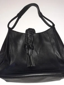 Sole Society Large Black Purse with Braiding detail - Picture 1 of 7