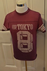 Tokyo Jersey Style Red Snap Jeans Co. T-Shirt Größe L Large - RAR wunderschön - Bild 1 von 2