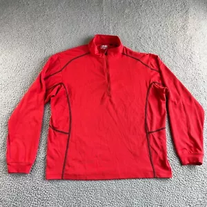 Suéter Ping Para Hombres Grande Rojo Pullover 1/4 Cremallera Tejido Gofre Golf Deporte Aire Libre - Imagen 1 de 19