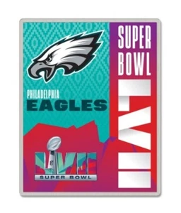 SUPER BOWL LVII 57 PARTICIPANT PIN PHILADELPHIA EAGLES NFC CHAMPIONS SUPERBOWL - Picture 1 of 1