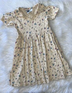Vintage The Eagle's Eye Collared Floral Dress Size 4/5 - Picture 1 of 3