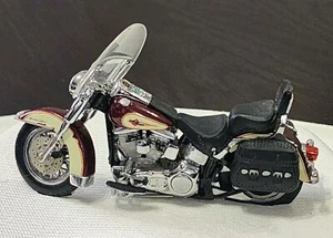 1986 HARLEY DAVIDSON Heritage Softail Classic Motorcycle FRANKLIN 1:24 **FLAW - Picture 1 of 12