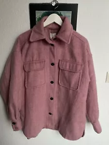 Wintermantel Rosa H&M Kurzmantel Mantel pink Wollmantel S-L - Bild 1 von 8