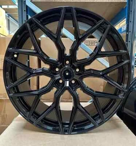 Range Rover Vogue Sport Defender Discovery x4 22” TW-RV Alloy Wheels Black C - Picture 1 of 2