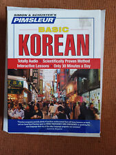 Pimsleur Basic Korean; Learn to Speak and Understand Korean; Brand New/Sealed*