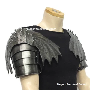 Armor, Winged Pauldrons, shoulder armor, cosplay armor, elven armor, dragon - Picture 1 of 4