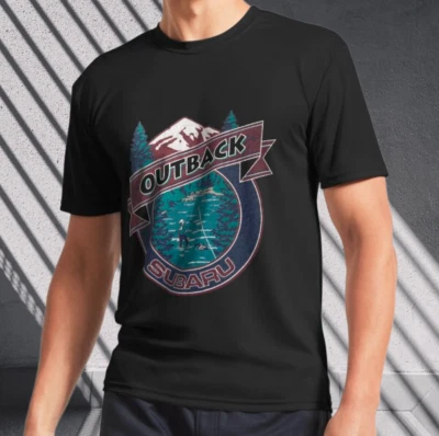 T-shirt uomo Subaru Outback Active vintage logo divertente taglia dalla S alla 5XL - Immagine 1 di 3
