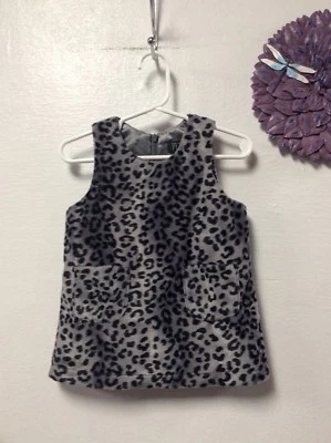 Vestido Jersey Place Bebé Niñas Talla 12 Meses Negro Gris Estampado Animal 11 Foto 1 de 4