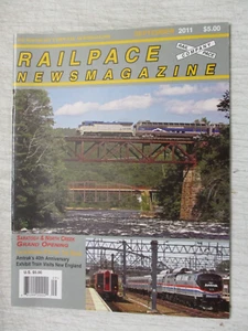 RAILPACE NEWS MAGAZINE SEPT 2011 SARATOGA & NORTH CREEK LACKAWANNA F3 AMTRAK 40 - Bild 1 von 2