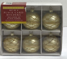 Bed Bath And Beyond Ornament Gold Place Card Holders Set Of 6