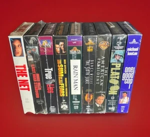 Sealed VHS Lot 9 Movies - Great Titles - Sandra Bullock Schwarzenegger B Willis - Picture 1 of 5