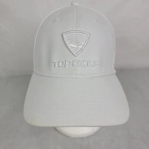 Top Golf Callaway White Snap Back Golf Baseball Hat Cap Adult Unisex - Picture 1 of 7