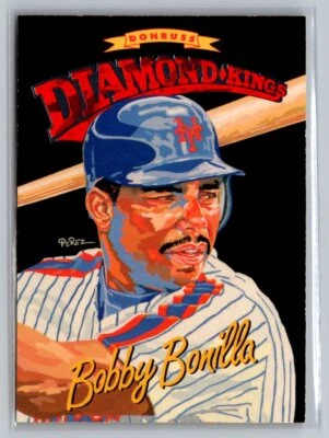 1994 Donruss #DK-13 Bobby Bonilla Diamond Kings - Image 1 of 2