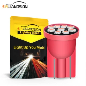 T10 2016 9 LED Bulb Car Interior Light W5W Car Door Light 6V/12V/24V Pink 450lm - Picture 1 of 10