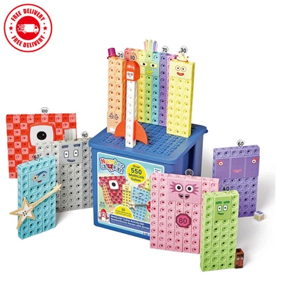 Numberblocks Mathlink Cubes Set Kids Educational Toys Preschool Learning - Image 1 of 4