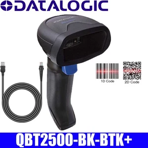 Escáner de código de barras Datalogic QBT2500-BK-BTK+ 2D Bluetooth QuickScan con cable USB-C - Imagen 1 de 3