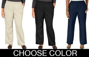 KAREN SCOTT Pantalone donna taglie forti classico pull on vita comoda  - Foto 1 di 4