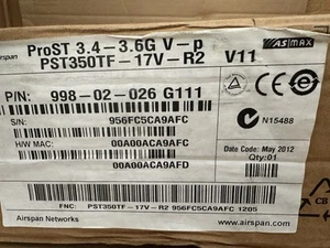 AIRSPAN Networks ProST 3.4 - 3.6G V-p Airspan P/N: 998-02-026 G111 PST350TF -NEW - Picture 1 of 21