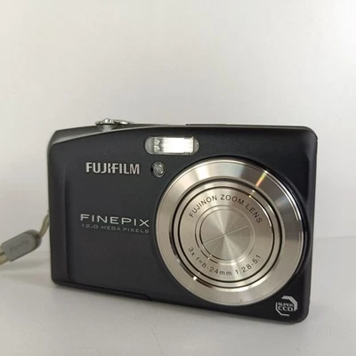 Fujifilm FinePix F60fd 12.0MP Digital Camera - Black Digital Camera - No Charger - Image 1 of 4