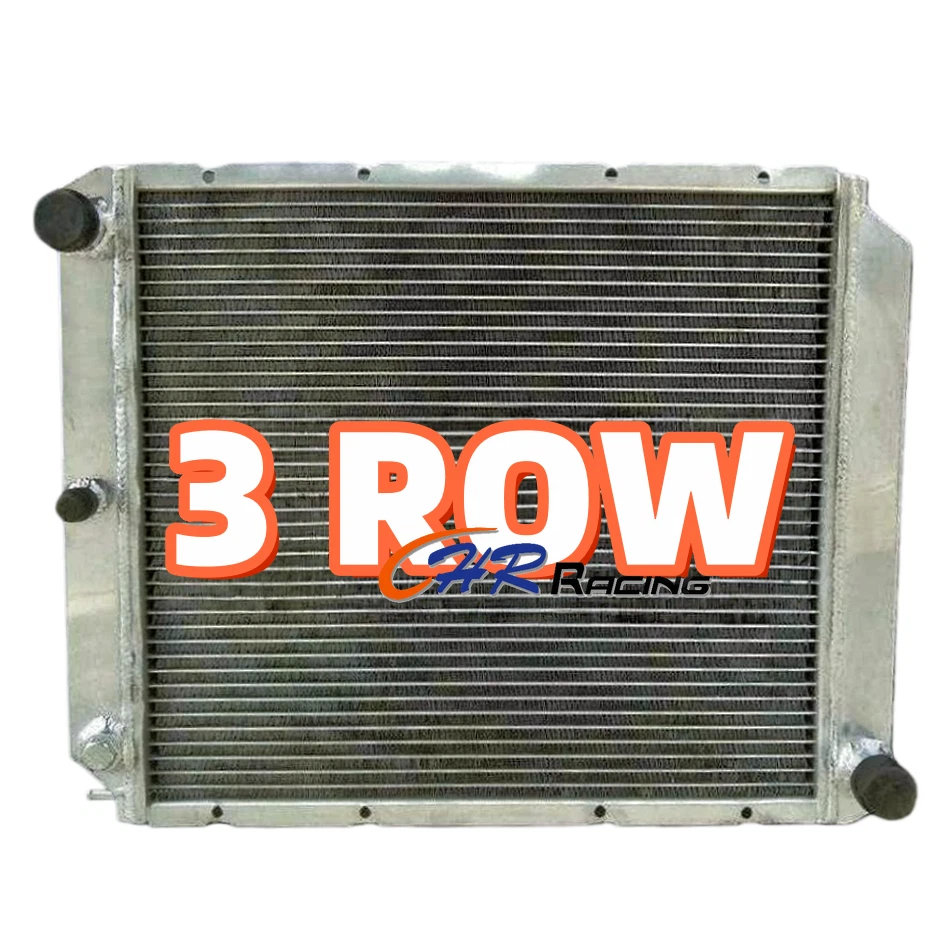 Radiador de aluminio de 3 filas para motor Volvo 240/244/245 740/745/760/780 940 L4 MT Foto 1 de 4