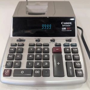 Canon MP25DV 12-Digit 2-Color Printing Calculator with Clock & Calendar Tested - Picture 1 of 8