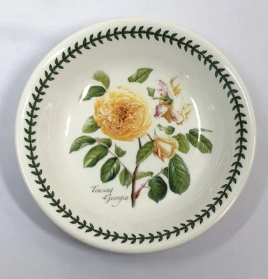 Cuenco de pasta Portmeirion Botanic Roses 8,5" burlándose rosa amarilla de Georgia Foto 1 de 4
