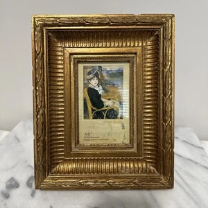 Ornate Gilded Solid Wood picture Photo frame Wide Margin Carved Wood 4x6” Space - Picture 1 of 17