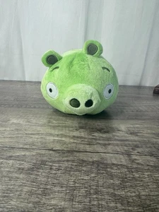 Angry Birds Green Bad Pig Piggies 4" Tall Stuffed Plush No Sound 2010 Pre-owned - Picture 1 of 7