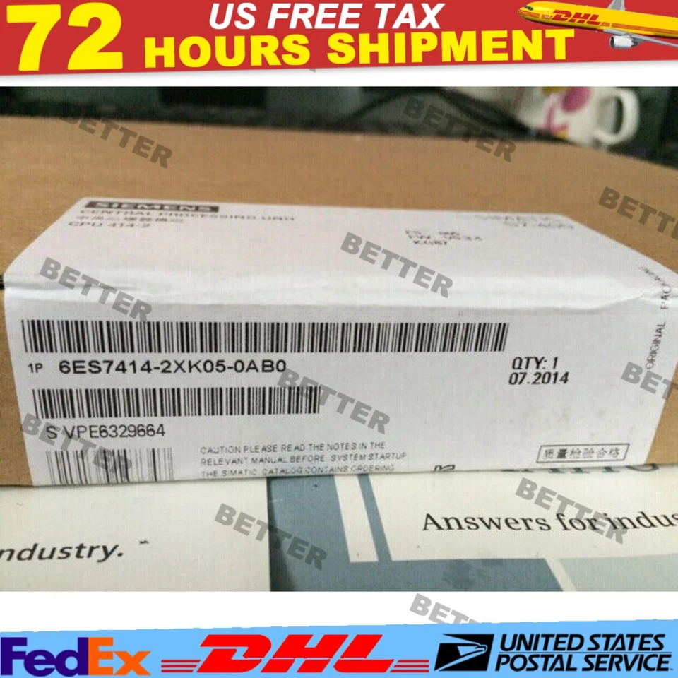 6ES7414-2XK05-0AB0 6ES7 414-2XK05-0AB0 NEW In Box 1PCS Free Expedited Ship - Image 1 of 1