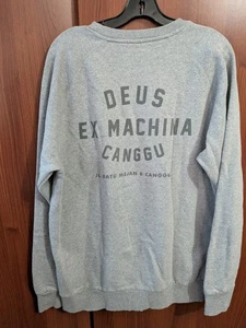 Herren Deus Ex Machina Canggu Sweatshirt Pullover grau grey XL - Bild 1 von 8