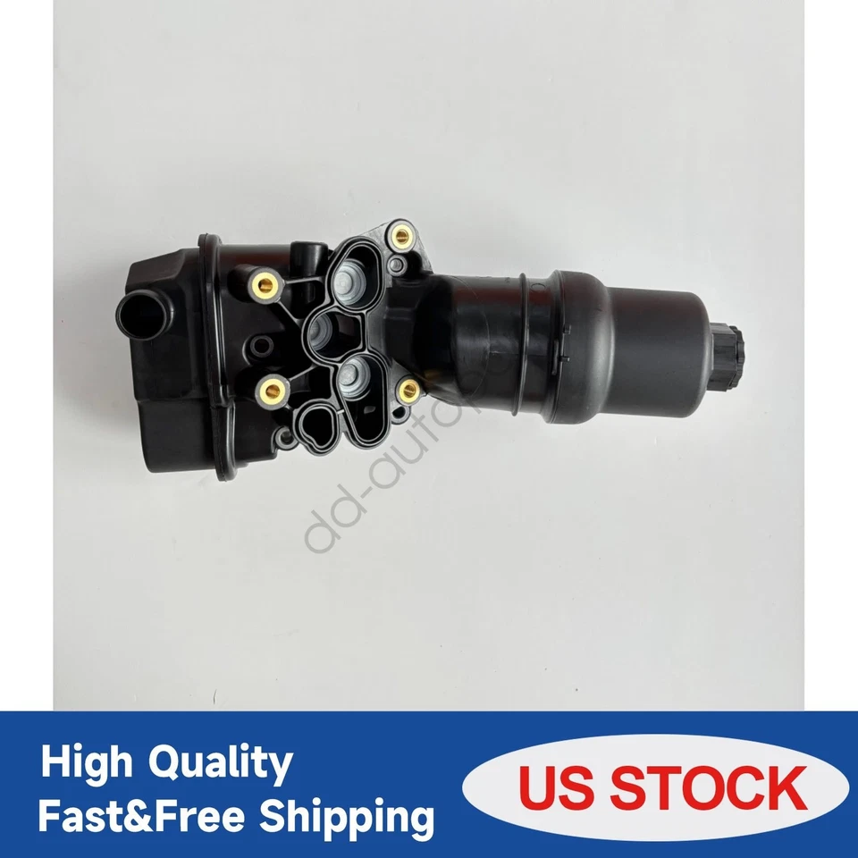 Engine Oil Filter Housing W/Gasket For Audi A3 A4 TT VW Golf GTI Passat 2005-15 Foto 1 de 4