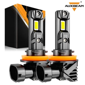 AUXBEAM LED Fog Light Bulbs 6500K 60W for Toyota RAV4 2013-2020 Tundra 2014-2020 - Picture 1 of 12
